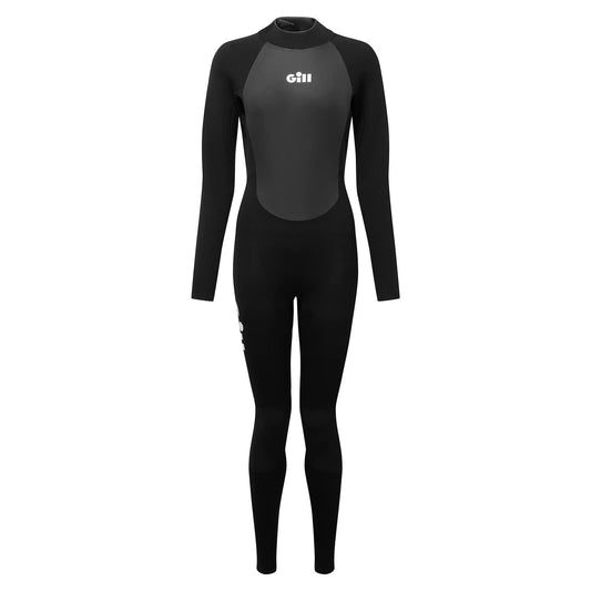 Gill Women Pursuit 4/3mm Neoprene Full Body Long Sleeve Wetsuit - Water Sport Surfing Paddleboard Swimming