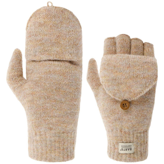 Barts Women's Laksa Fingerless Gloves, Light Beige, One Size
