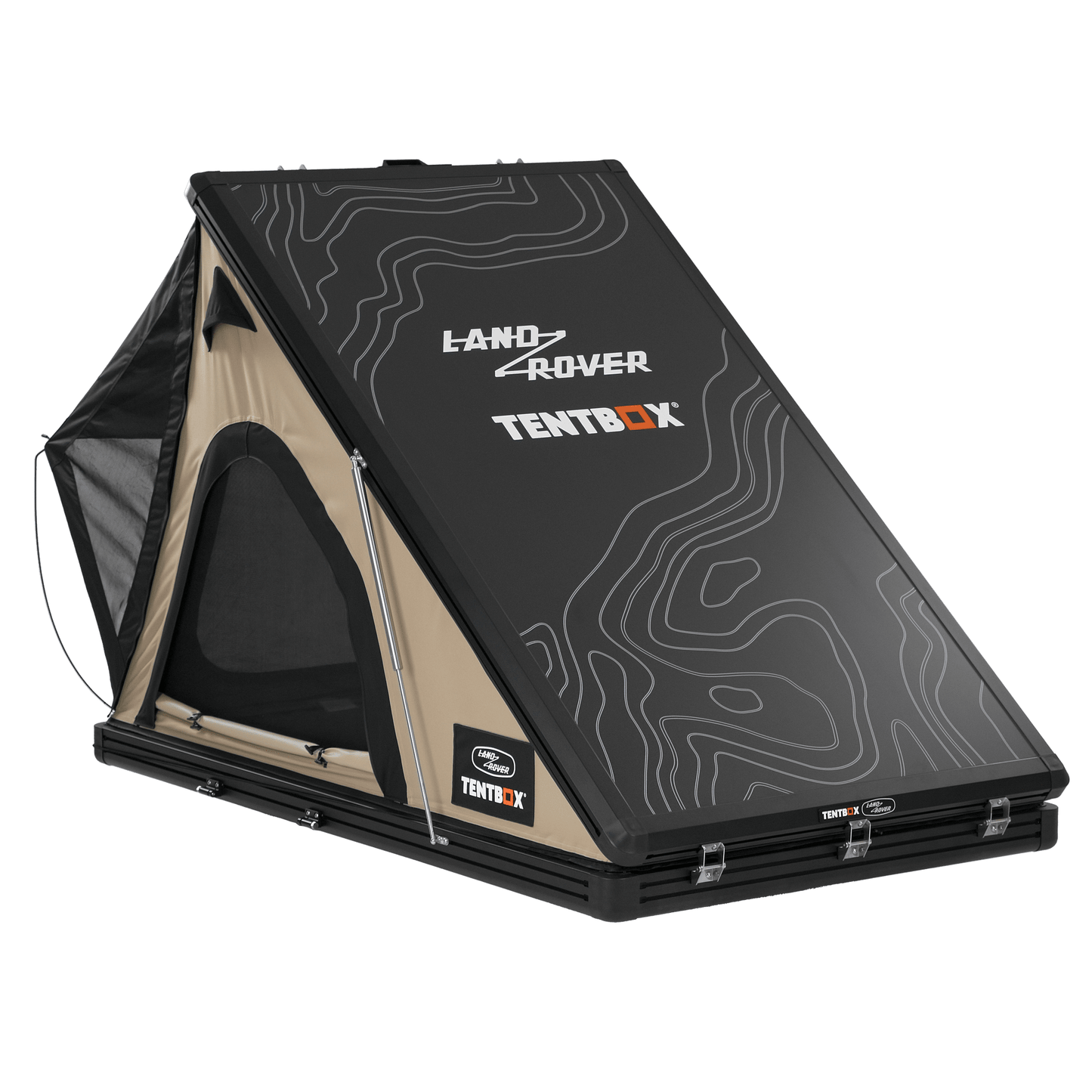 TentBox Cargo – Roof Tent with Extra Storage TentBox Cargo combines a hard shell roof tent with built-in storage space, perfect for adventure gear and comfortable camping on the go.