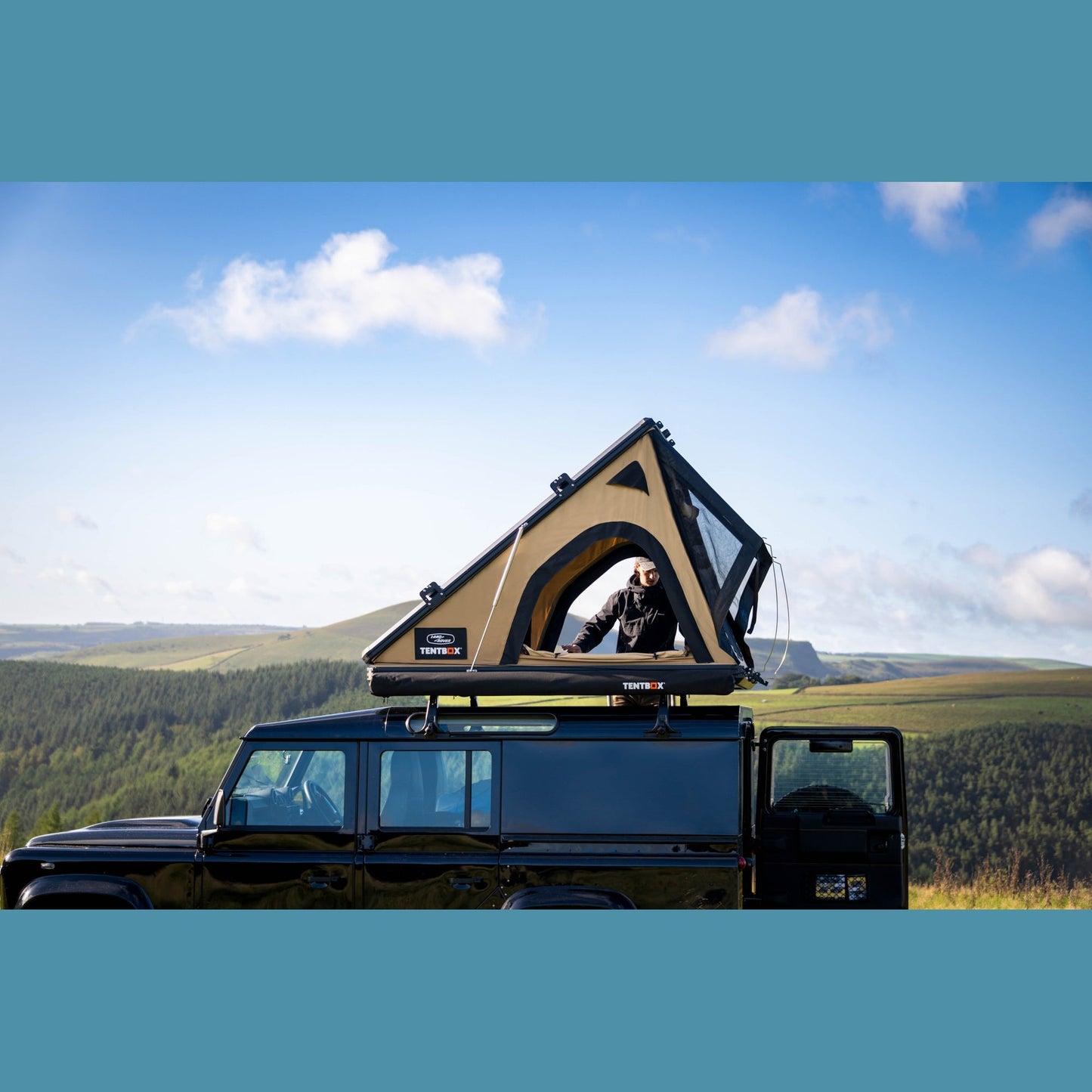 TentBox Cargo – Roof Tent with Extra Storage TentBox Cargo combines a hard shell roof tent with built-in storage space, perfect for adventure gear and comfortable camping on the go.