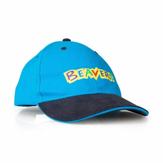 Official Beaver Scout Kids Baseball Cap Turquoise