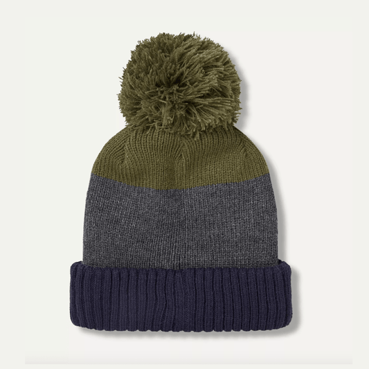 Sealskinz Men's Flitcham Waterproof Hat Navy/Grey/Olive