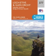 Loch Etive and Glen Orchy OS Explorer Map 377