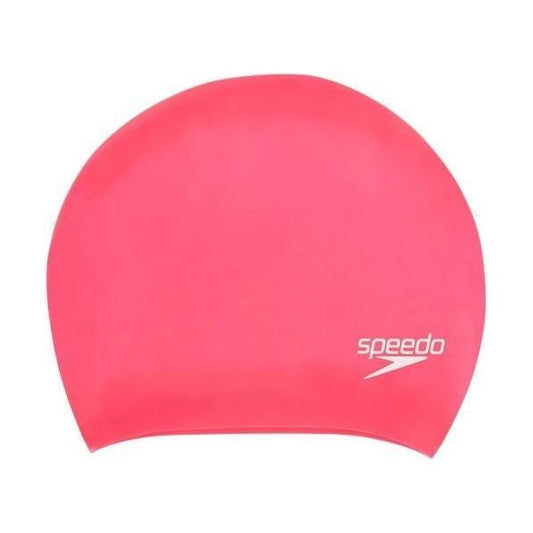 Speedo Adult Unisex Long Hair Swimming Cap Pink One Size
