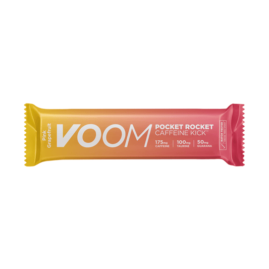 Caffeine Kick Pocket Rocket Energy Bar Pink Grapefruit