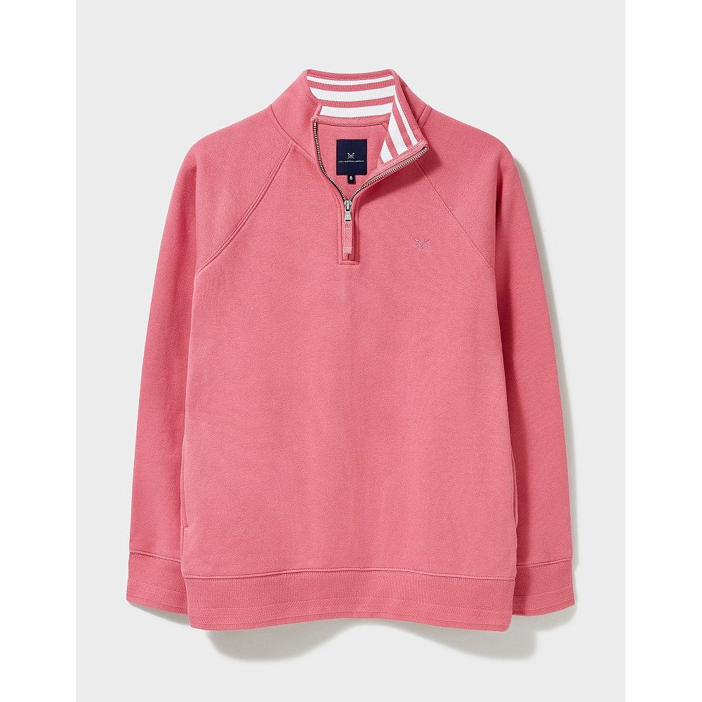 Crew Half Zip Sweat Rapture Rose