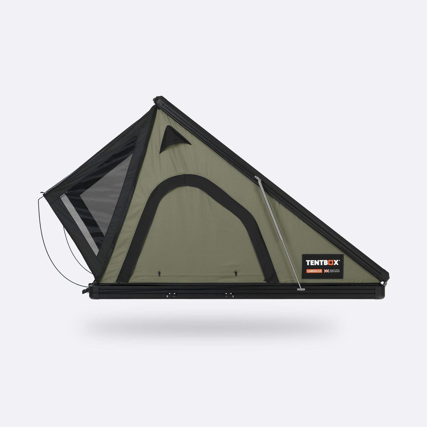 TentBox Cargo – Roof Tent with Extra Storage TentBox Cargo combines a hard shell roof tent with built-in storage space, perfect for adventure gear and comfortable camping on the go.