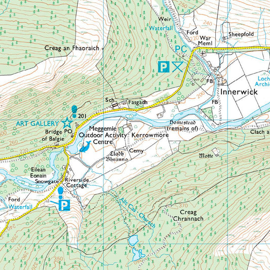 OS Explorer Map Ben Lawers & Glen Lyon OL48