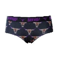 Bawbags Women's Cool De Sacs Highland Cow Technical Underwear