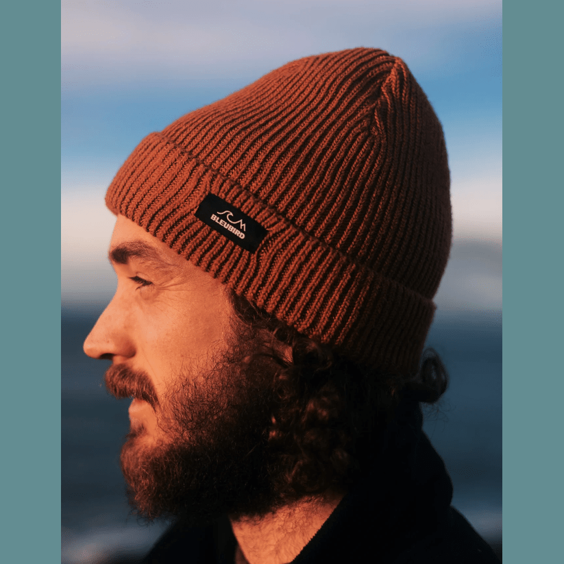 Bleubird Fisherman Beanie Rust