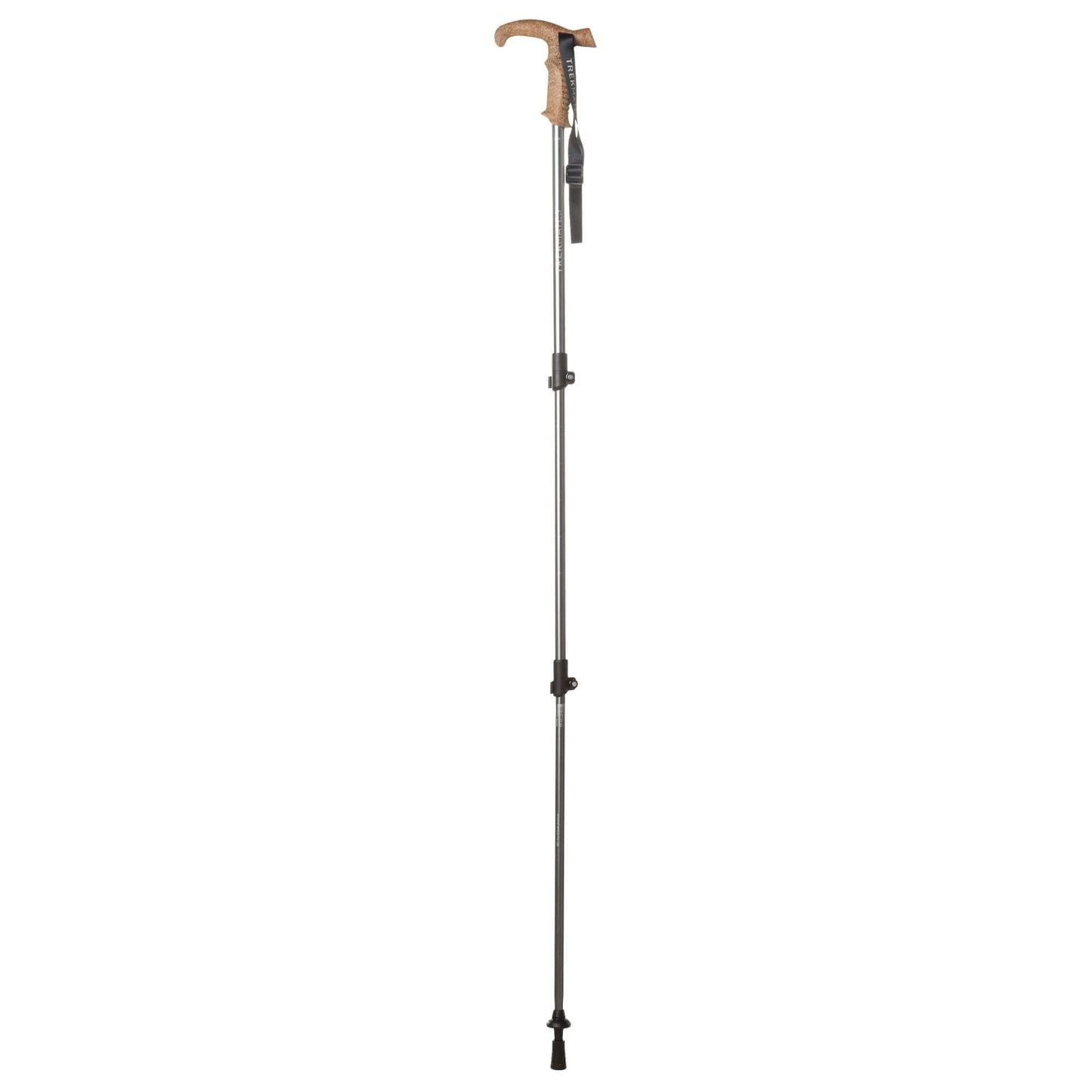 TrekMates Wanderer Lock Walking Pole Single One Size Asphalt