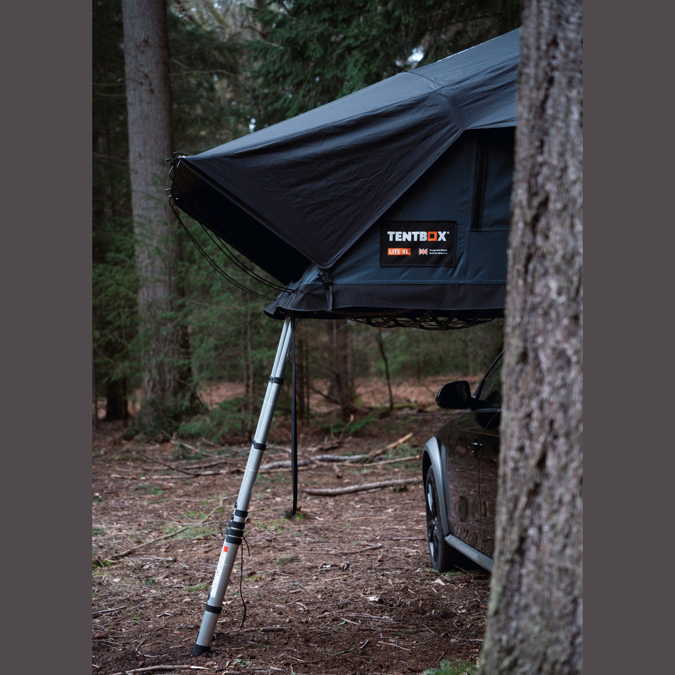 TentBox Lite XL – Spacious Folding Roof Tent TentBox Lite XL offers extra space and lightweight design. Easy to set up, perfect for couples or small families on outdoor adventures.