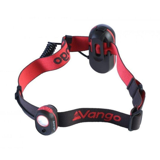 Vango Flux HeadtorCh Comfortable Lighting Equipment for Camping and Travel -Grey