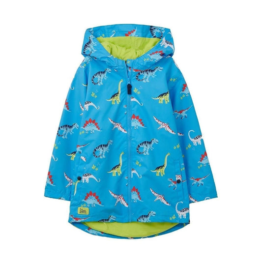 Lighthouse Boys Ethan Waterproof Raincoat Blue Dino