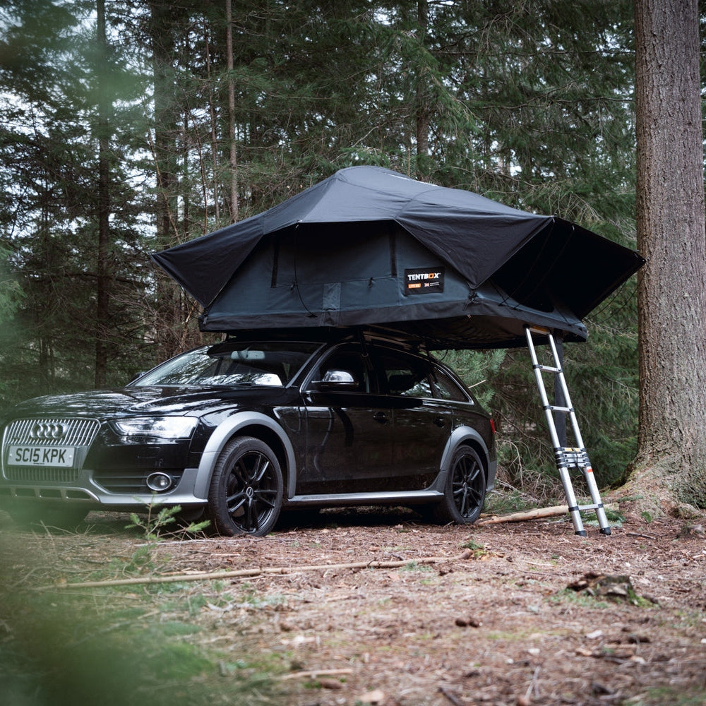TentBox Lite XL – Spacious Folding Roof Tent TentBox Lite XL offers extra space and lightweight design. Easy to set up, perfect for couples or small families on outdoor adventures.