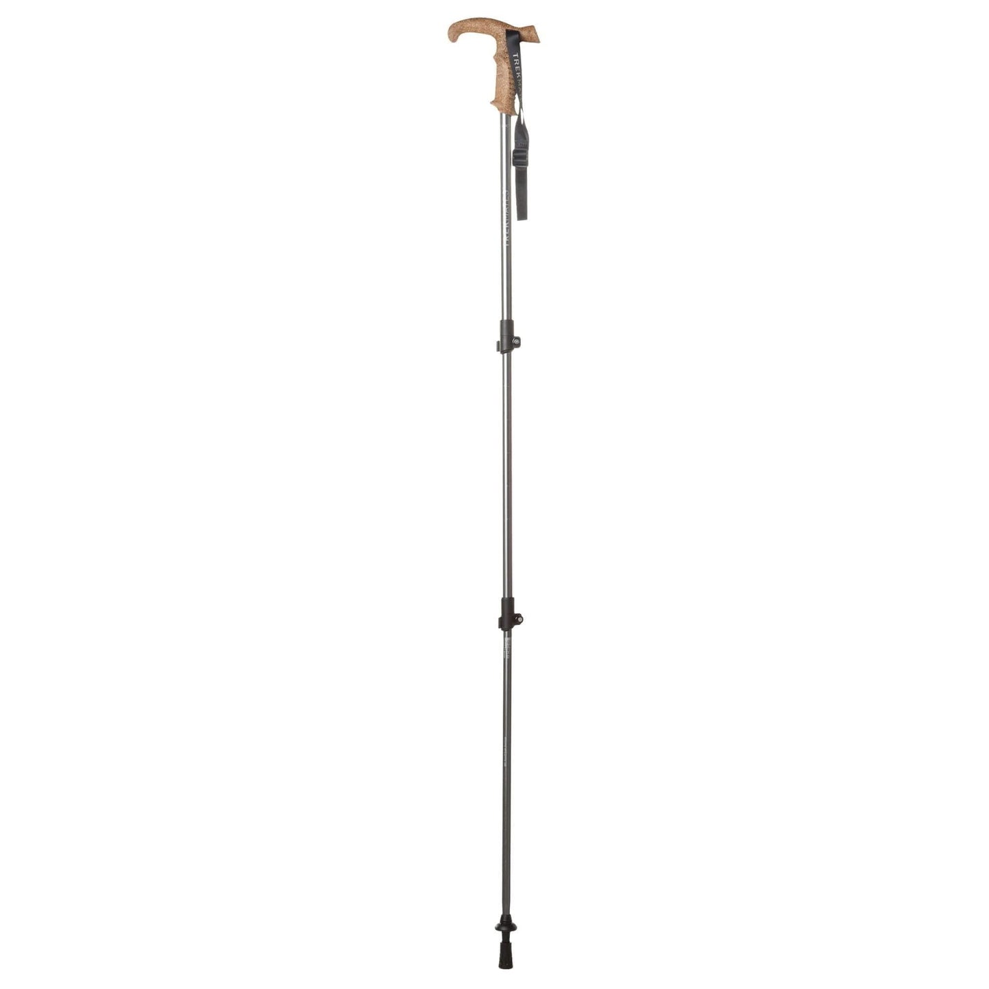 TrekMates Wanderer Lock Walking Pole Single One Size Asphalt