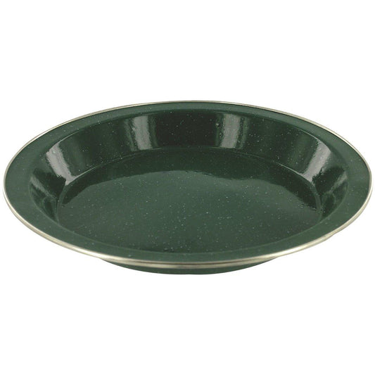 Highlander Deluxe Enamel Plate Camping - Green