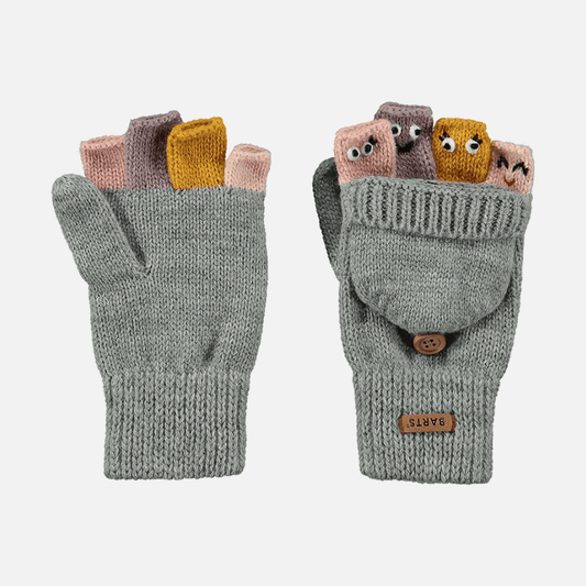 Barts Kids Puppet Bumgloves Heather Grey