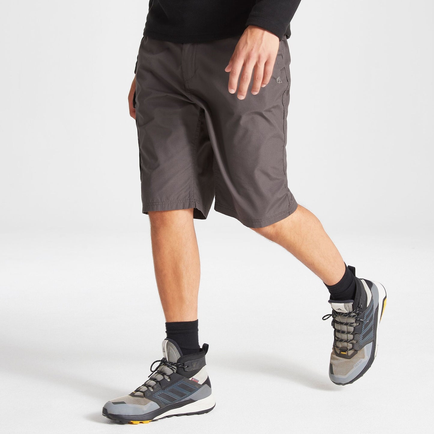 Craghoppers Men's Kiwi Long Short Black Pepper