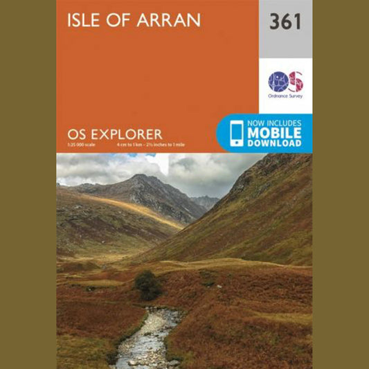 Isle Of Arran OS Map 361