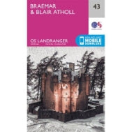 Braemar & Blair Atholl 43 OS Landranger Map