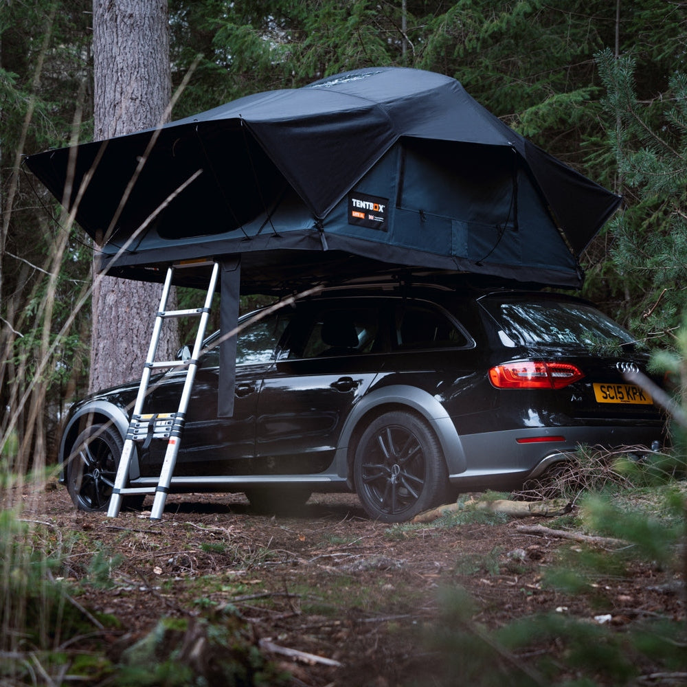 TentBox Lite XL – Spacious Folding Roof Tent TentBox Lite XL offers extra space and lightweight design. Easy to set up, perfect for couples or small families on outdoor adventures.