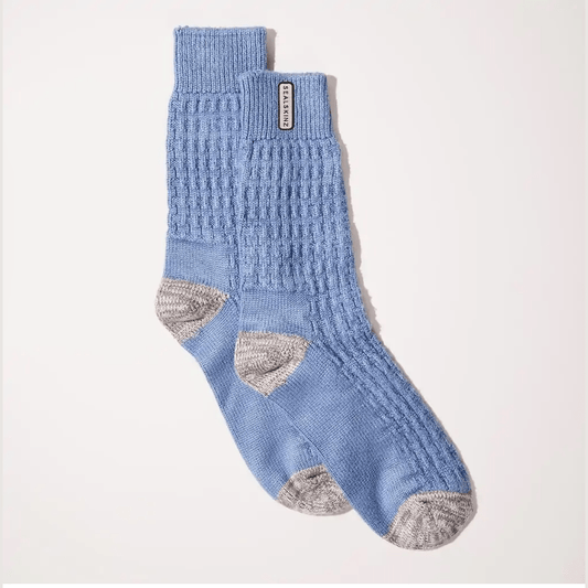 Sealskinz Women's Wroxham Bamboo Socks Blue
