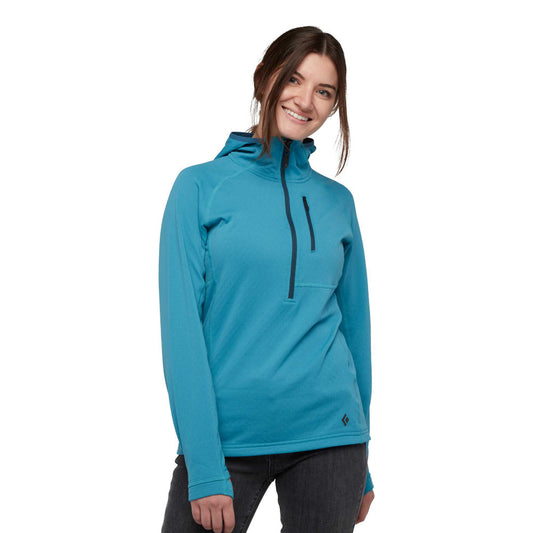 Black Diamond Women's Coefficient QZ Hoody Blue