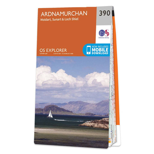 OS Explorer Map Ardnamurchan 390