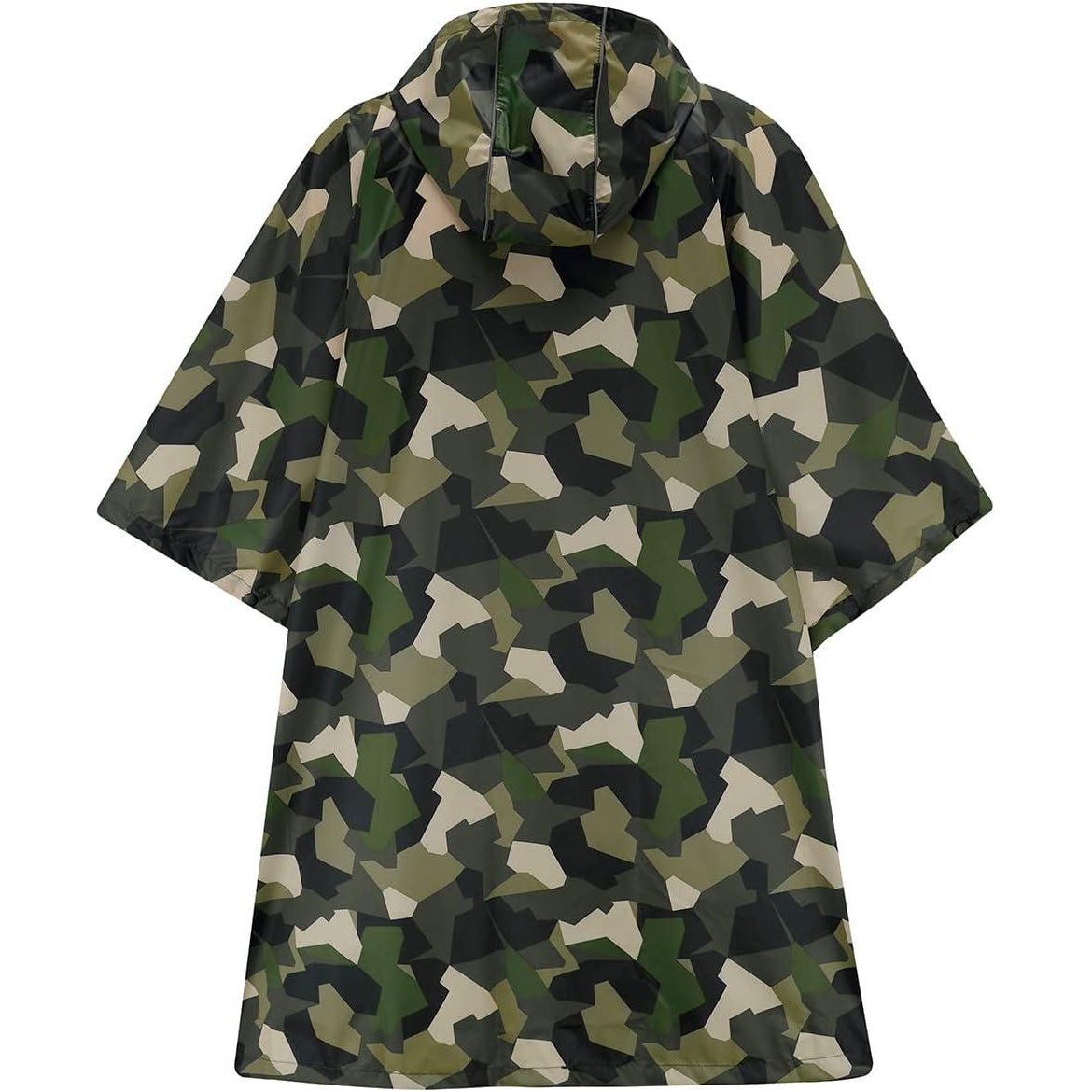 MAC in a SAC Unisex Fully Waterproof Poncho - Green Camo