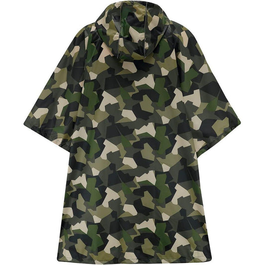 MAC in a SAC Unisex Fully Waterproof Poncho - Green Camo
