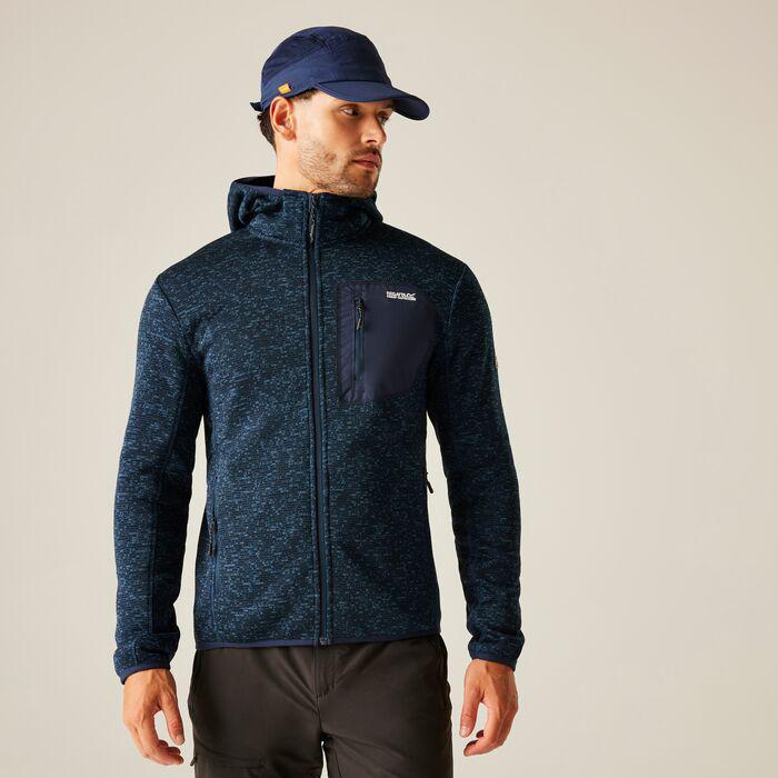 Hooded Newhill Men’s Fleece | Warm Marl Knit Layer