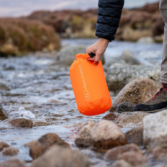 HighlanderLightweight Waterproof Dry Bag V2 | Roll Top Dry Sack for Hiking & Camping