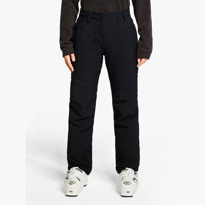 Ziener Talina Women’s Ski Trousers – Waterproof & Breathable Snow Pants, Black UK 10 / EU 38