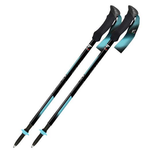 Fizan Compact 3 Tech Walking Poles – Ultralight Hiking Poles Light Blue