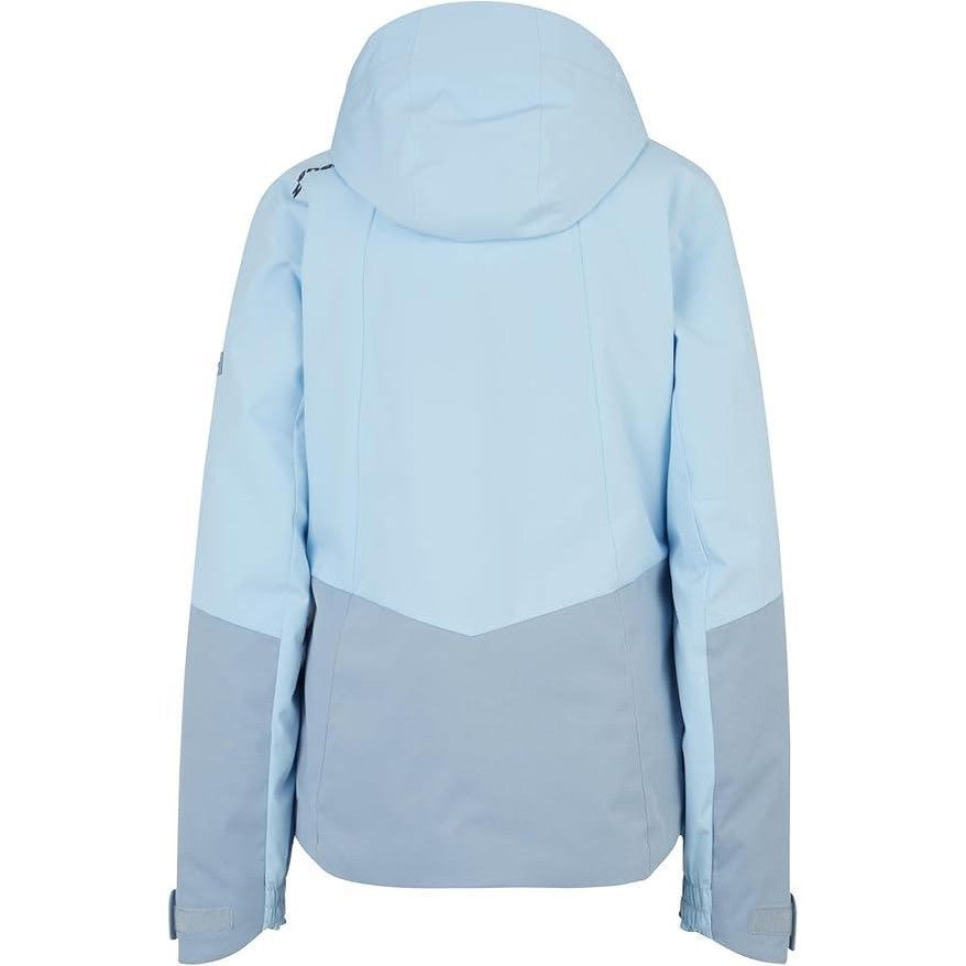 Ziener Teda Women’s Ski Jacket – Insulated & Breathable Snow Jacket, Frozen Blue Stru UK 10 / EU 38