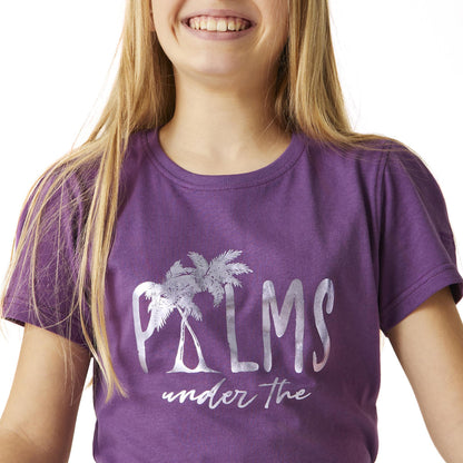 Regatta Girls Bosley VII Sunset Purple T Shirt