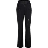 Ziener Tippa-Z Women’s Ski Trousers – Waterproof & Breathable Snow Pants, Black UK 10 / EU 38