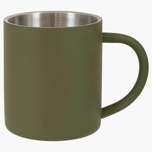 Highlander Tuff Insulated Camping Mug 300ml – Stainless Steel