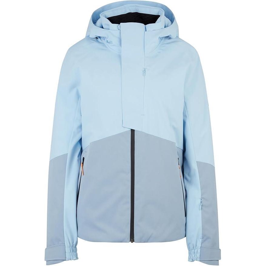 Ziener Teda Women’s Ski Jacket – Insulated & Breathable Snow Jacket, Frozen Blue Stru UK 10 / EU 38