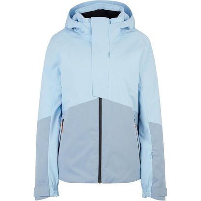 Ziener Teda Women’s Ski Jacket – Insulated & Breathable Snow Jacket, Frozen Blue Stru UK 10 / EU 38