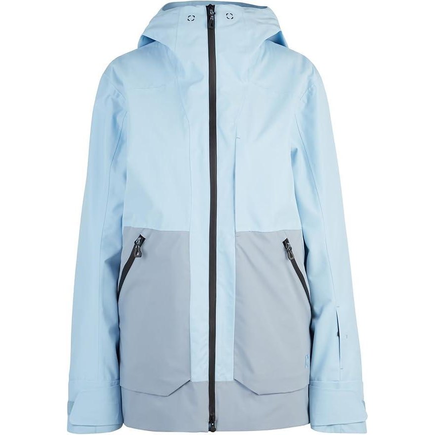 Ziener Rudolfina Women’s Ski Jacket – Insulated & Breathable Snow Jacket, Frozen Blue UK 10 / EU 38