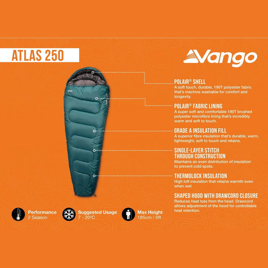 Vango Atlas 250 Sleeping Bag