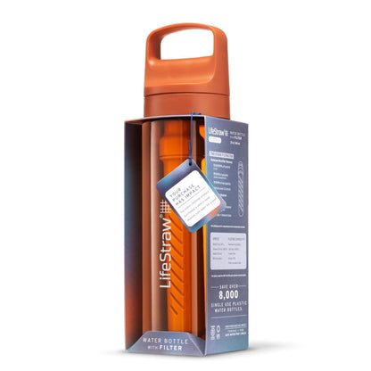 LifeStraw Go 650ml Water Filter Bottle | Tritan Renew Bottle for Hiking & Travel