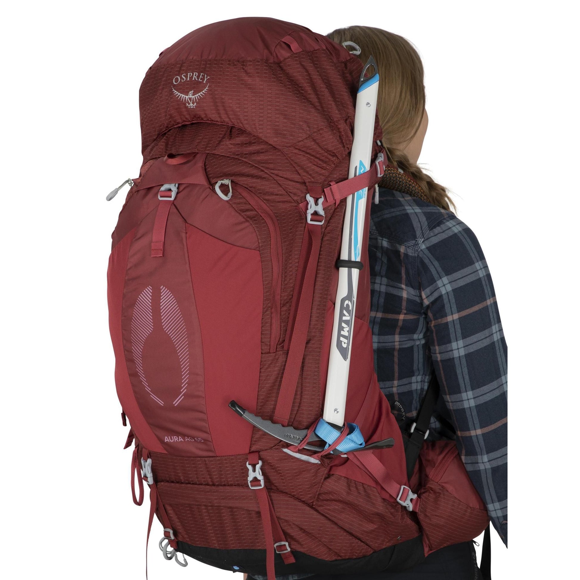 Osprey Aura AG 65 Berry Sorbet Red Women's XS/S
