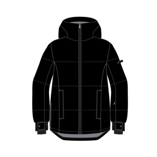 Ziener Tya Women’s Ski Jacket – Insulated & Breathable Snow Jacket, Black UK 10 / EU 38