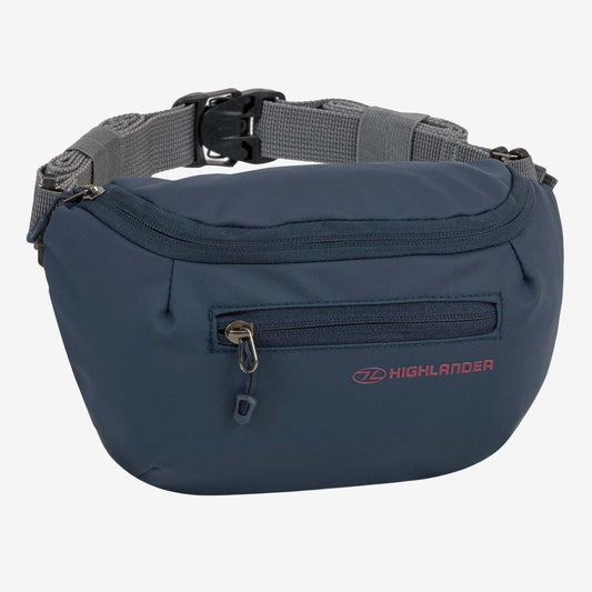 Highlander Targa Bum Bag Navy | Lightweight Waist Pack for Hiking & Travel