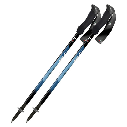 Fizan Compact 3 Walking Poles Blue – Ultralight Trekking Poles Pair