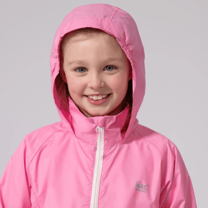 Mac In A Sac Origin 2 Kids Waterproof Jacket |Pink