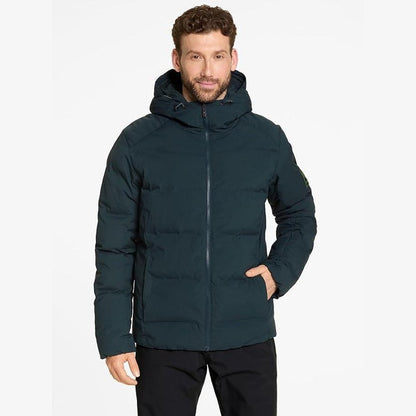 Ziener Tyers Men’s Ski Jacket – Insulated & Breathable Snow Jacket, Dark Jungle UK M/L · EU 50